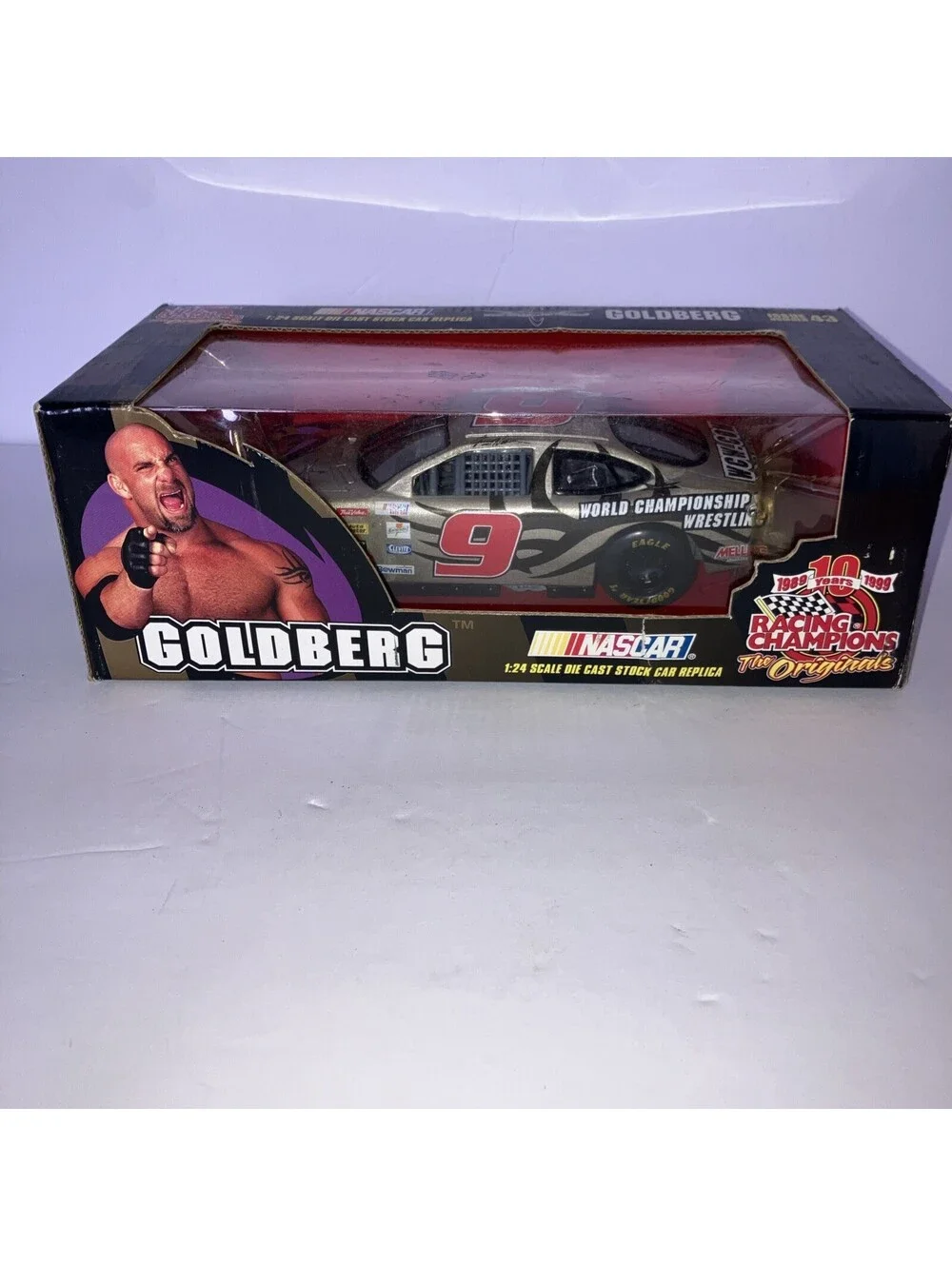 VINTAGE 1999 RACING CHAMPIONS JERRY NADEAU #9 GOLDBERG NASCAR 1:24 DIE-CAST NEW